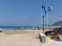 Stranden i Agios Gordis
