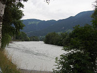 Floden ved Aktiv Camping Prutz