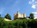 Slottet Hohenschwangau. Tyskland.