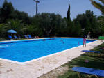 Swimmingpoolen p Karda Beach Camping, Dassia, Korfu