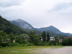 Udsigt til bjerge fra Berchtesgaden