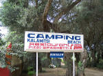 Vi forlader 'Camping Kalamitsi Beach'