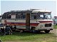 Bus - set på campingplads i Hvide Sande