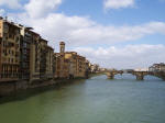 Udsigt fra Ponte Vecchio