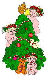 Juletræ med engle