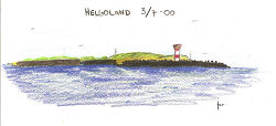 Malet på Helgoland 3. juli 2000